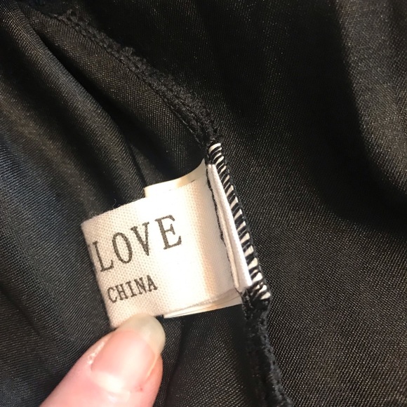 Adorn Love ⚜️ Black Lace Criss Cross Back Chemise - Picture 5 of 8